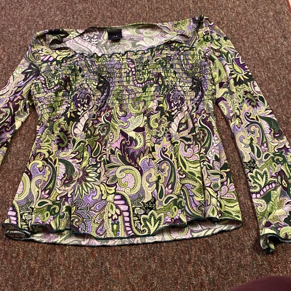 Jtb colorful floral blouse small‎
